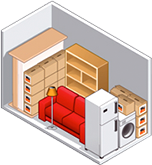 Box self stockage valibox - format 2 pièces